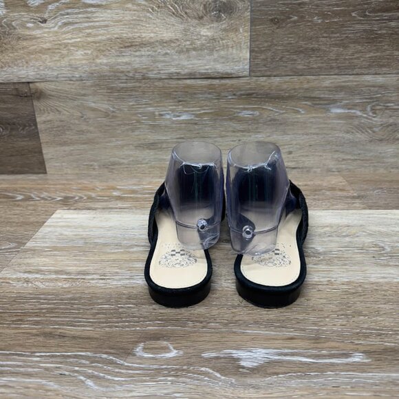 Vince Camuto X Almost Ready Braided Black Mules Women's Size 9.5 - Picture 3 of 6